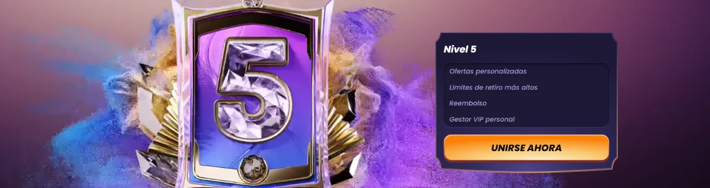 FunBet Casino nivel VIP 5 con ofertas personalizadas, reembolso y gestor VIP personal